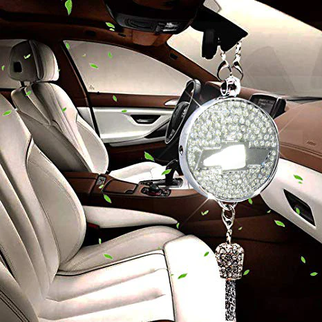 Pendant Diffuser For Honda Car Diamond Perfume Air Freshener Perfume - Rose - Image 5
