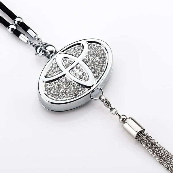 Pendant Diffuser For Toyota Car Diamond Perfume Air Freshener Perfume - LEMON - Image 2