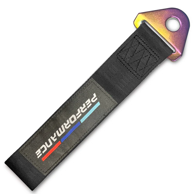 PERFORMANCE RACING Drift Rally Sports NEO CHROME HIGH STRENGTH Tow Strap for Front / Rear Bumper - Image 10