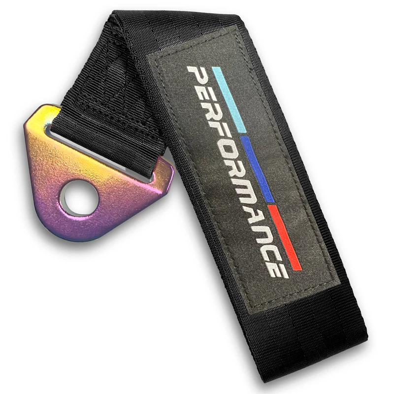 PERFORMANCE RACING Drift Rally Sports NEO CHROME HIGH STRENGTH Tow Strap for Front / Rear Bumper - Image 7