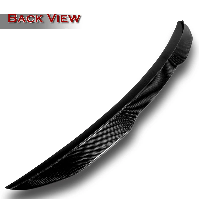 PSM-Style Rear Trunk Lip Duckbill Spoiler Wing For 2007-2013 BMW E92 M3 3-Series 2-DR / Coupe -Real Carbon Fiber - Image 4