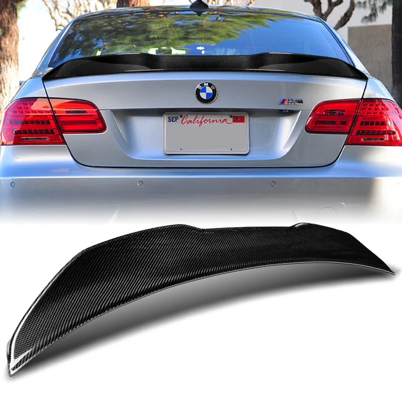 PSM-Style Rear Trunk Lip Duckbill Spoiler Wing For 2007-2013 BMW E92 M3 3-Series 2-DR / Coupe -Real Carbon Fiber - Image 6