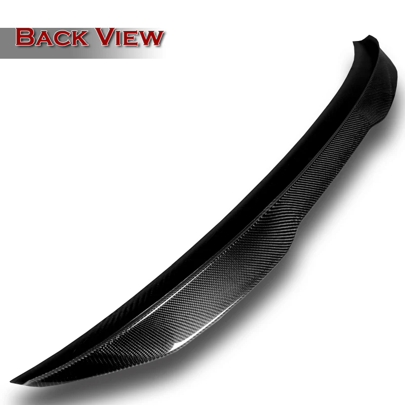 PSM-Style Rear Trunk Lip Duckbill Spoiler Wing For 2011-2016 BMW F10 F18 5-Series -Real Carbon Fiber - Image 4