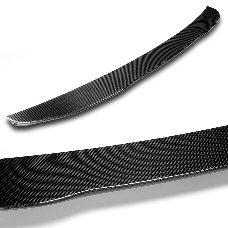 PSM-Style Rear Trunk Lip Duckbill Spoiler Wing For 2014-2020 BMW F32 4-Series 2-DR / Coupe -Real Carbon Fiber - Image 2