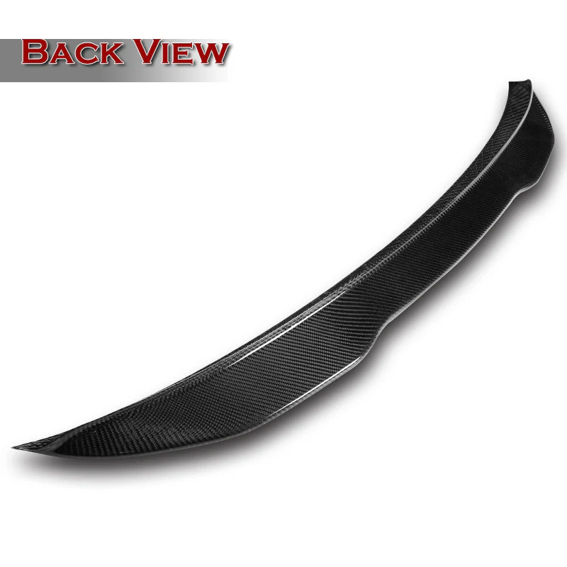 PSM-Style Rear Trunk Lip Duckbill Spoiler Wing For 2014-2020 BMW F32 4-Series 2-DR / Coupe -Real Carbon Fiber - Image 4