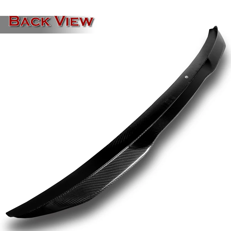PSM-Style Rear Trunk Lip Duckbill Spoiler Wing For 2014-2020 BMW F33 F83 M4 Convertible -Real Carbon Fiber - Image 4
