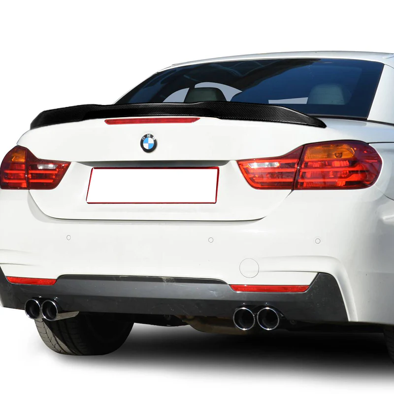 PSM-Style Rear Trunk Lip Duckbill Spoiler Wing For 2014-2020 BMW F33 F83 M4 Convertible -Real Carbon Fiber - Image 8