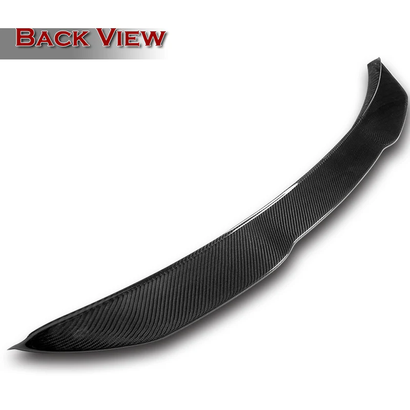 PSM-Style Rear Trunk Lip Duckbill Spoiler Wing For 2014-2022 Infiniti Q50 4-DR / Sedan -Real Carbon Fiber - Image 4