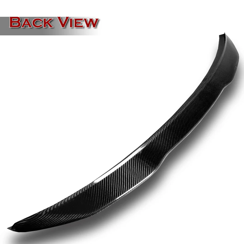 PSM-Style Rear Trunk Lip Duckbill Spoiler Wing For 2015-2020 BMW F82 M4 Coupe -Real Carbon Fiber - Image 4