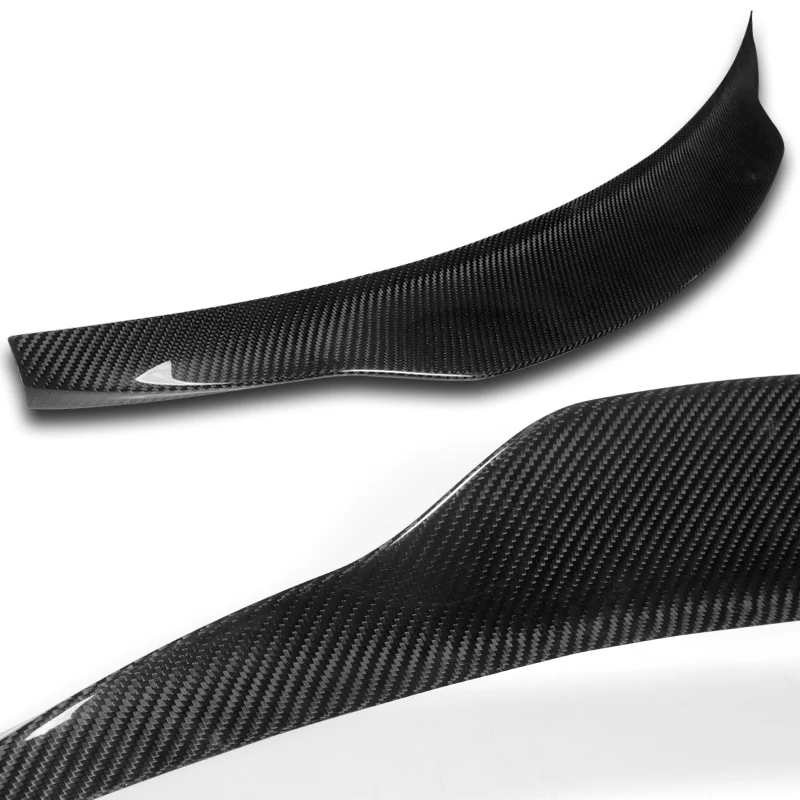 PSM-Style Rear Trunk Lip Spoiler Wing For 2012-2018 Mercedes-Benz CLS-Class W218 4-DR / Sedan -Real Carbon Fiber - Image 2