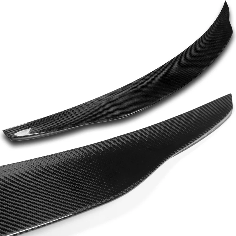 PSM-Style Rear Trunk Lip Spoiler Wing For 2017-2023 Mercedes-Benz E-Class W213 4-DR / Sedan -Real Carbon Fiber - Image 2