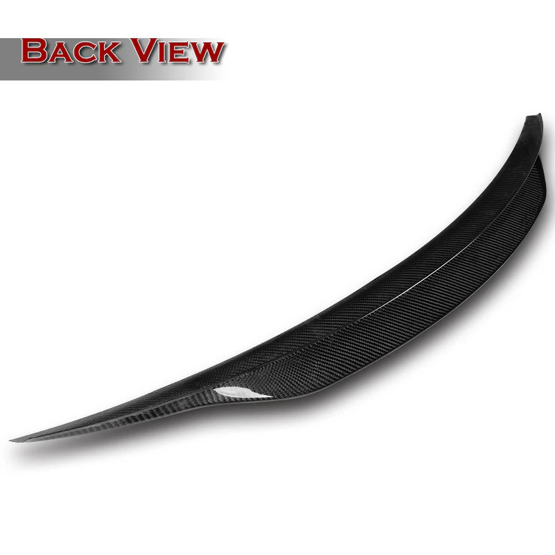 PSM-Style Rear Trunk Lip Spoiler Wing For 2017-2023 Mercedes-Benz E-Class W213 4-DR / Sedan -Real Carbon Fiber - Image 4