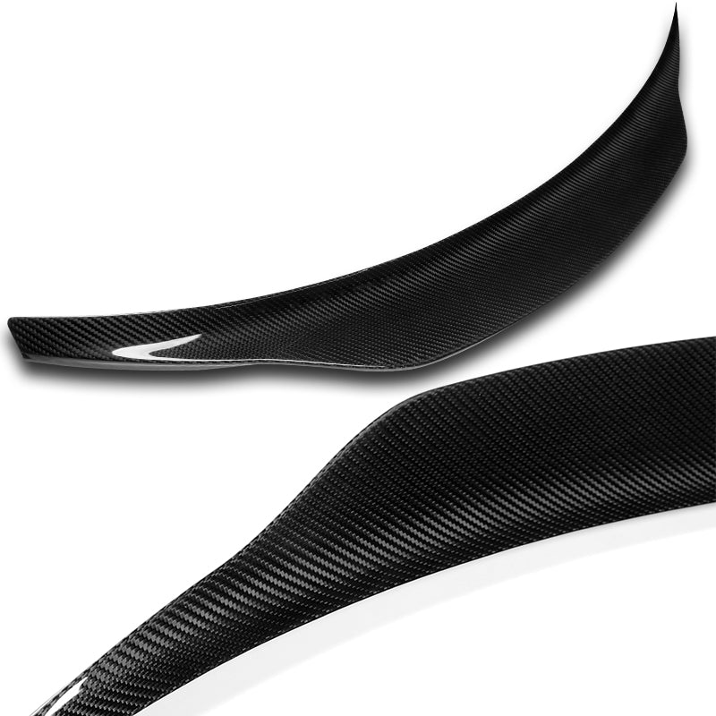 PSM-Style Rear Trunk Lip Spoiler Wing For 2019-2022 Mercedes-Benz A-Class W177 4-DR / Sedan -Real Carbon Fiber - Image 2