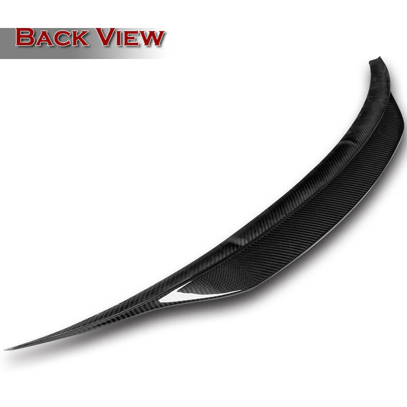 PSM-Style Rear Trunk Lip Spoiler Wing For 2019-2022 Mercedes-Benz A-Class W177 4-DR / Sedan -Real Carbon Fiber - Image 4