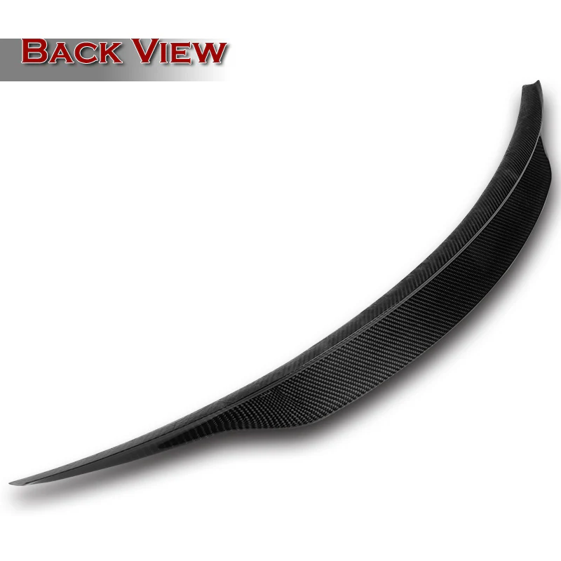 PSM-Style Rear Trunk Lip Spoiler Wing For 2019-2023 Mercedes-Benz CLS-Class C257 -Real Carbon Fiber - Image 4
