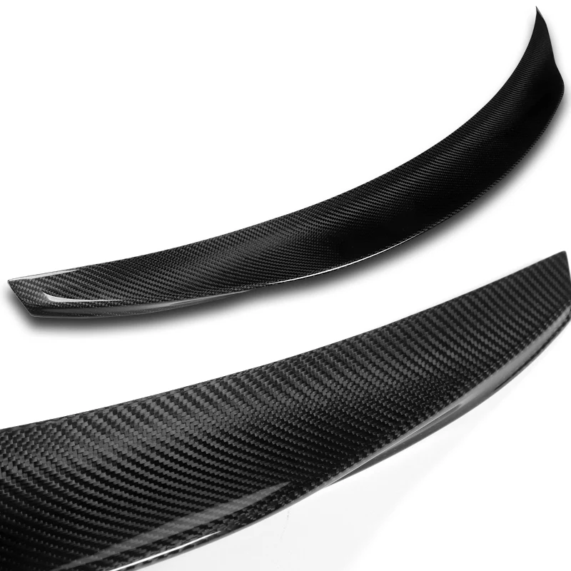 PSM-Style Rear Trunk Lip Spoiler Wing For 2020-2023 Mercedes-Benz CLA-Class W118 4-DR / Sedan -Real Carbon Fiber - Image 2
