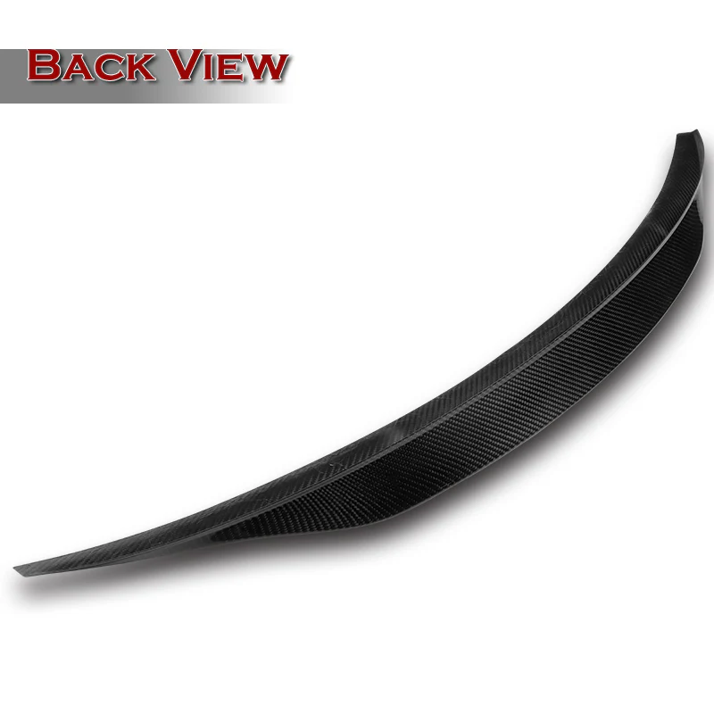 PSM-Style Rear Trunk Lip Spoiler Wing For 2020-2023 Mercedes-Benz CLA-Class W118 4-DR / Sedan -Real Carbon Fiber - Image 4