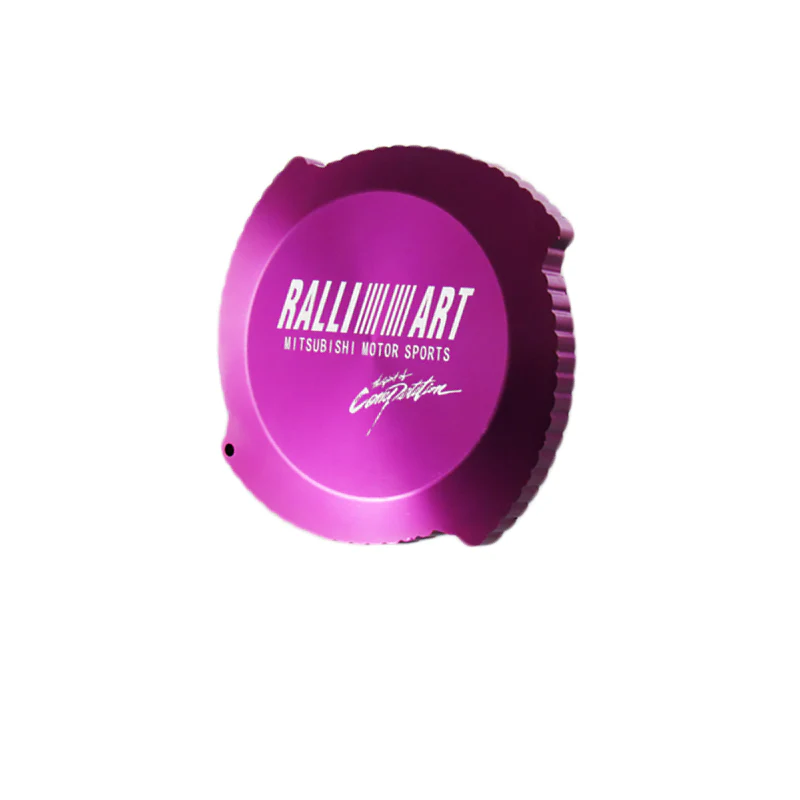 Purple Brand New Ralliart Aluminum Racing Engine Oil Filler Cap For MITSUBISHI - Image 2