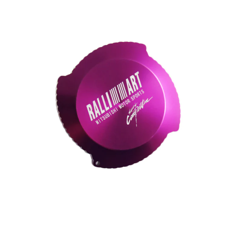 Purple Brand New Ralliart Aluminum Racing Engine Oil Filler Cap For MITSUBISHI - Image 5