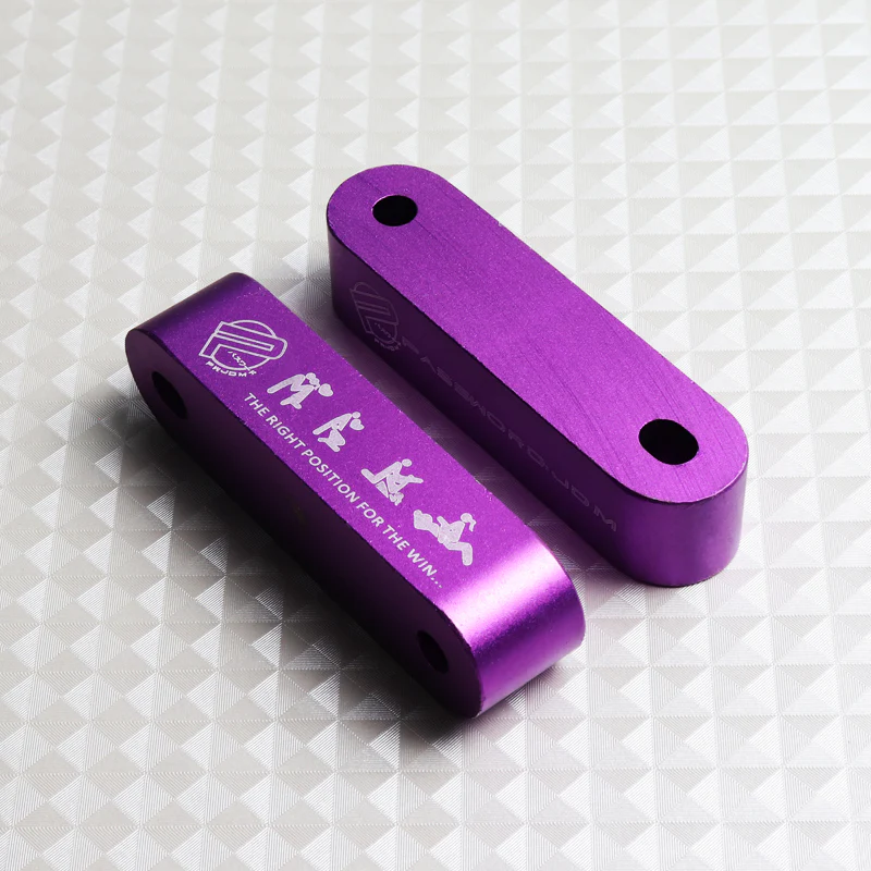Password JDM Purple Combo Hood Vent Spacer Risers with Keychain For 90-01 Integra 88-15 Civic - Image 7