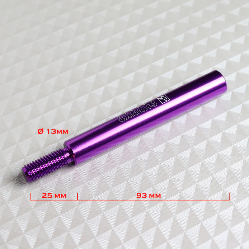 PURPLE M10 x 1.5 Skunk2 Long Shifter Extender Extension 4.5" For HONDA / ACURA - Image 3
