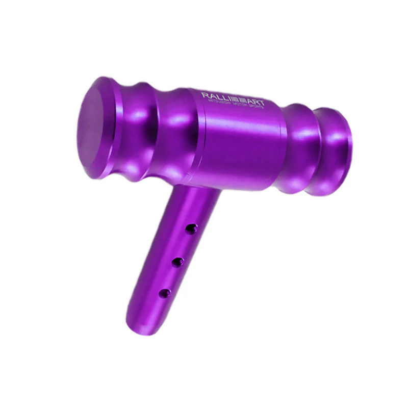 Purple RALLIART Mitsubishi Car Shift Knob Aircraft Joystick Transmission Racing Gear Shifter - Image 2