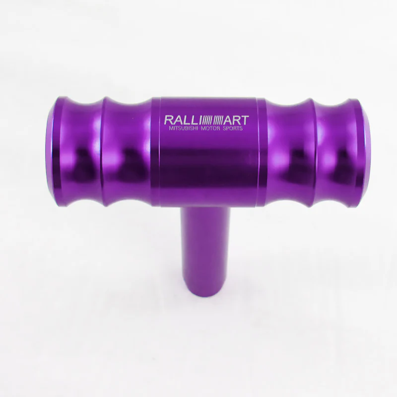 Purple RALLIART Mitsubishi Car Shift Knob Aircraft Joystick Transmission Racing Gear Shifter - Image 9