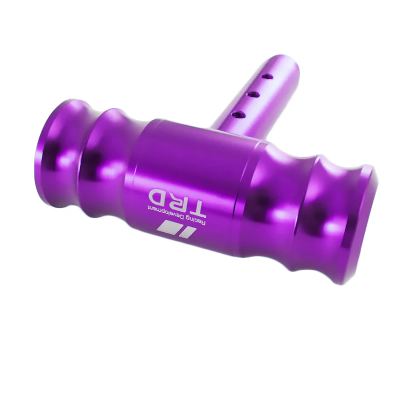 Purple TRD Car Shift Knob Aircraft Joystick Transmission Racing Gear Shifter - Image 4