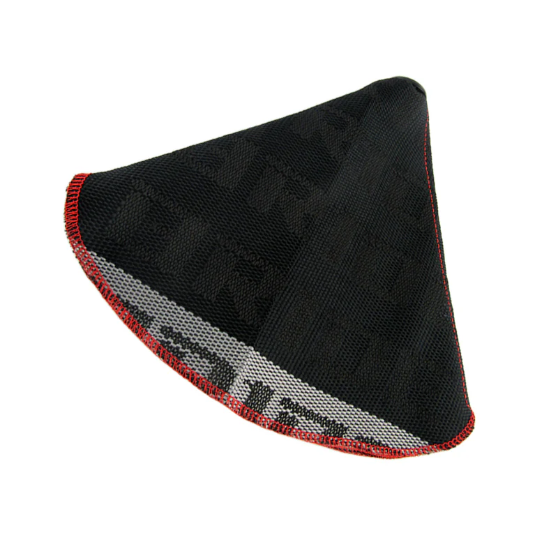 JDM Bride Racing Hyper Fabric shift knob Shifter Boot Cover MT/AT Red Stitches - Image 7