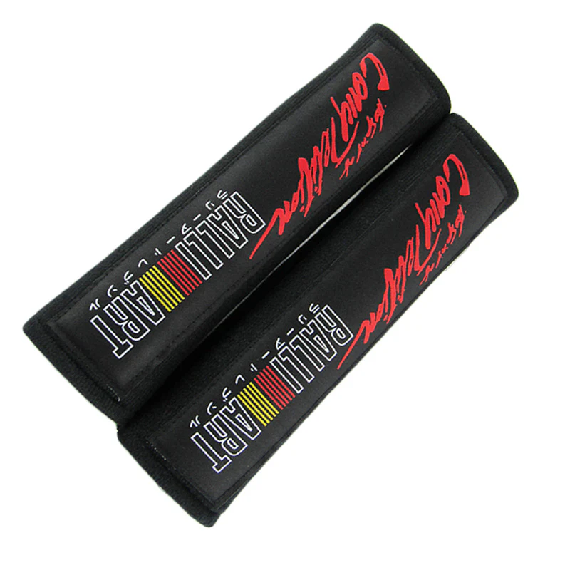 RALLIART Black Seat Belt Cover X2 - Image 4
