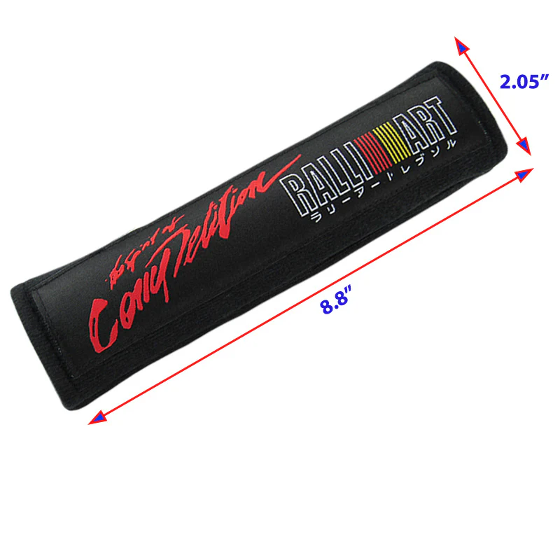 RALLIART Black Seat Belt Cover X2 - Image 5