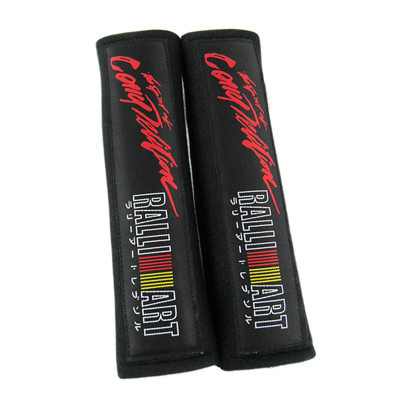 RALLIART Black Seat Belt Cover X2 - Image 6