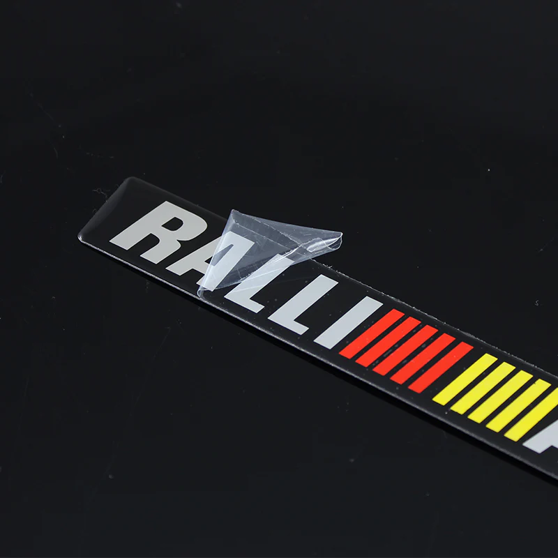 Mitsubishi Ralliart Black Emblem Sticker x2 - Image 3