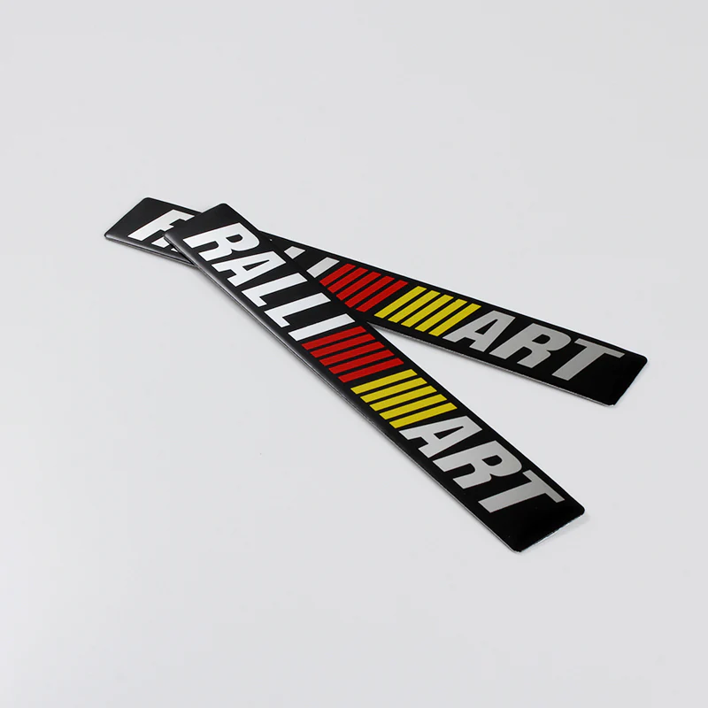 Mitsubishi Ralliart Black Emblem Sticker x2 - Image 4