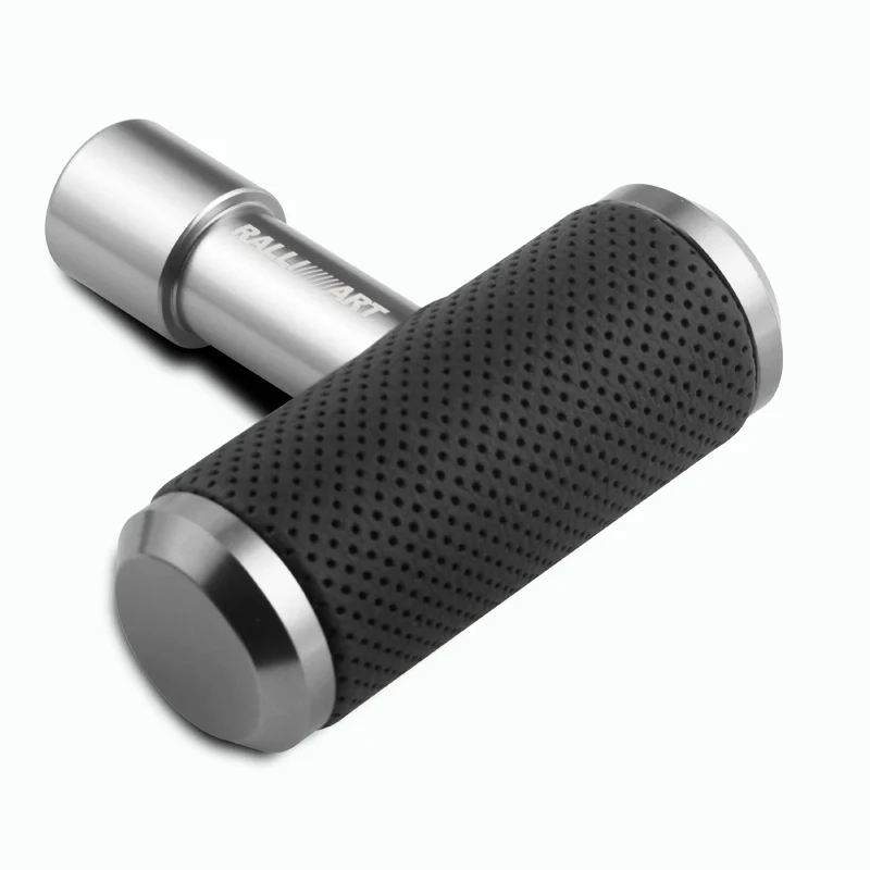 RALLIART Leather Car Shift Knob Aircraft Joystick Transmission Racing Gear SL - Image 3