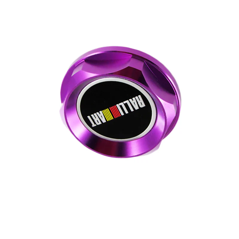 Ralliart Purple Racing Engine Oil Cap Oil Fuel Filler Cover Cap For Mitsubishi - Image 4