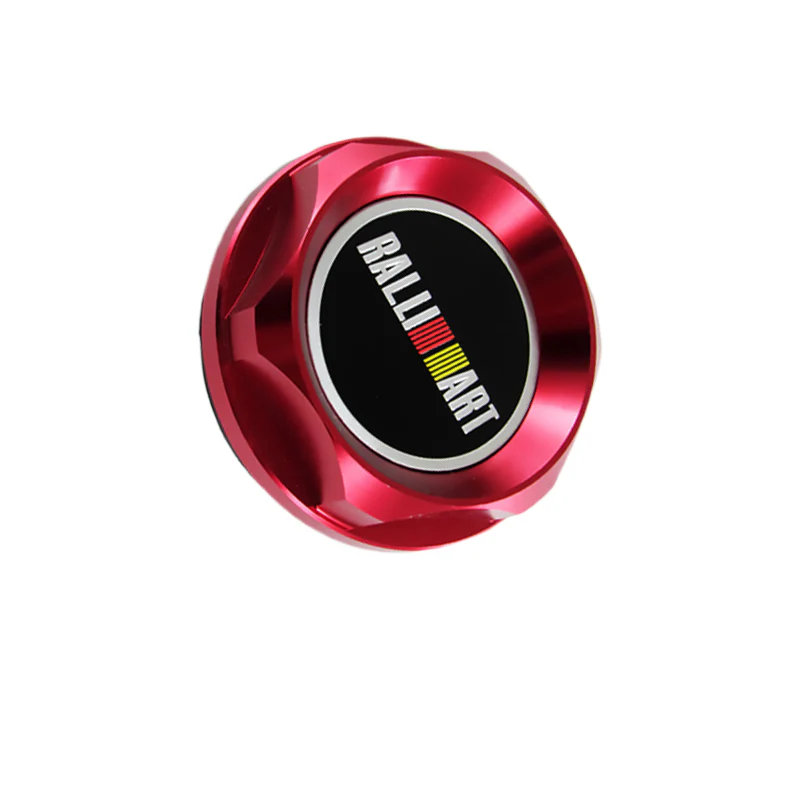 Ralliart RED Racing Engine Oil Cap Oil Fuel Filler Cover Cap For Mitsubishi - Image 4