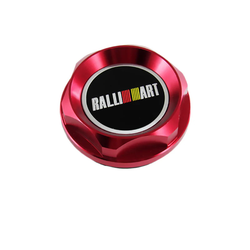 Ralliart RED Racing Engine Oil Cap Oil Fuel Filler Cover Cap For Mitsubishi - Image 5