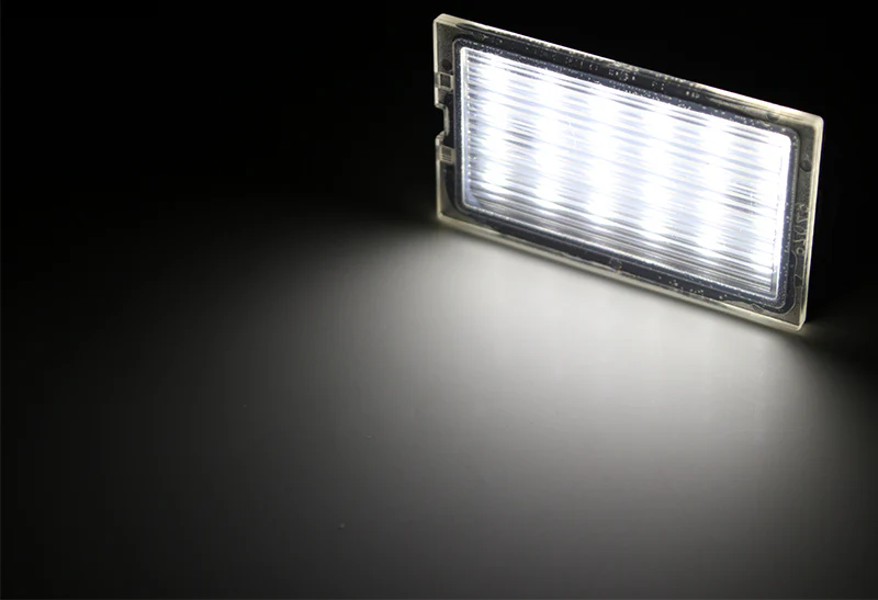 Range Rover Sport Discovery L320 LR2 LR3 LR4 White LED License Plate Lights (2pcs) - Image 4