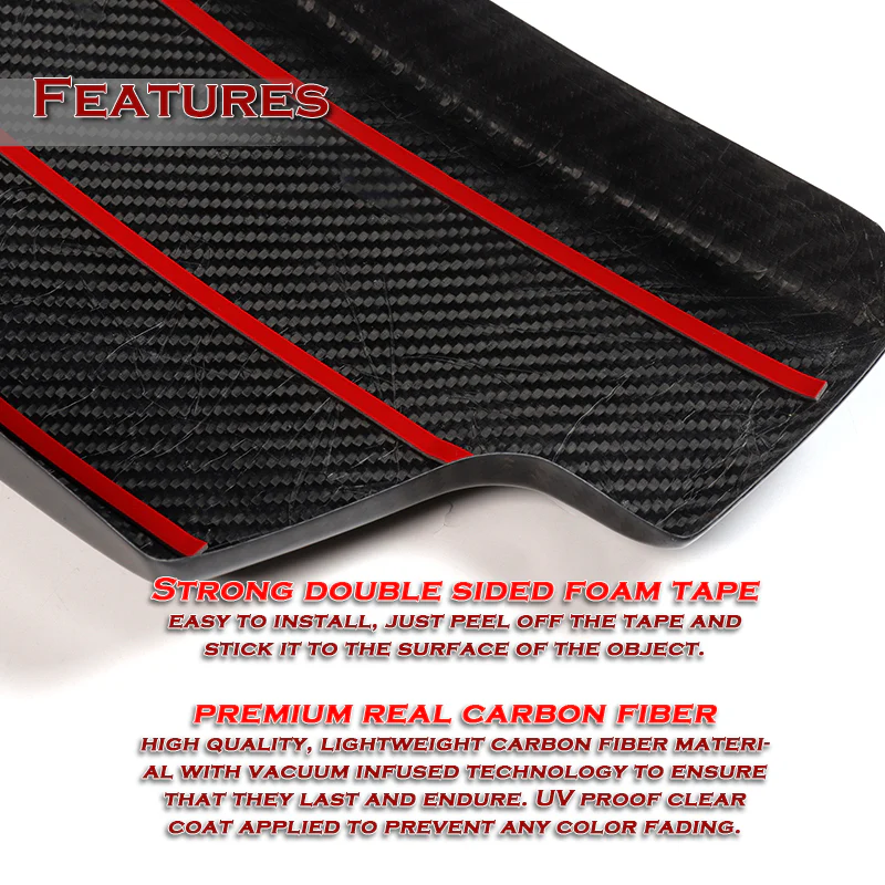 Real Carbon Fiber Center Console Armrest Cover For 2006 – 2012 BMW 3-Series E90 / E91 /E92 / E93 - Image 3