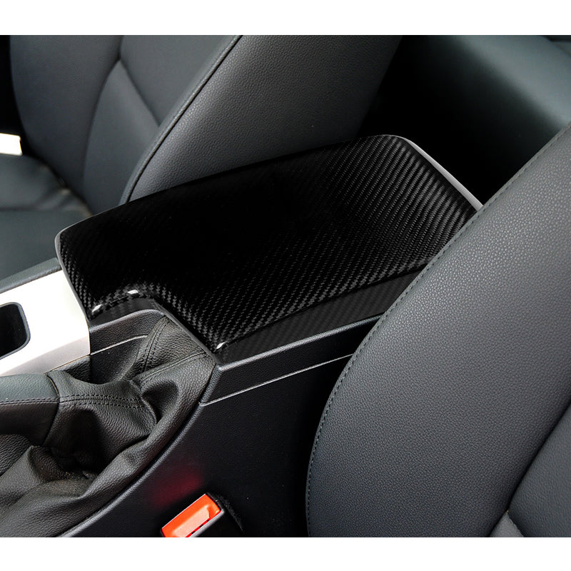 Real Carbon Fiber Center Console Armrest Cover For 2006 – 2012 BMW 3-Series E90 / E91 /E92 / E93 - Image 6