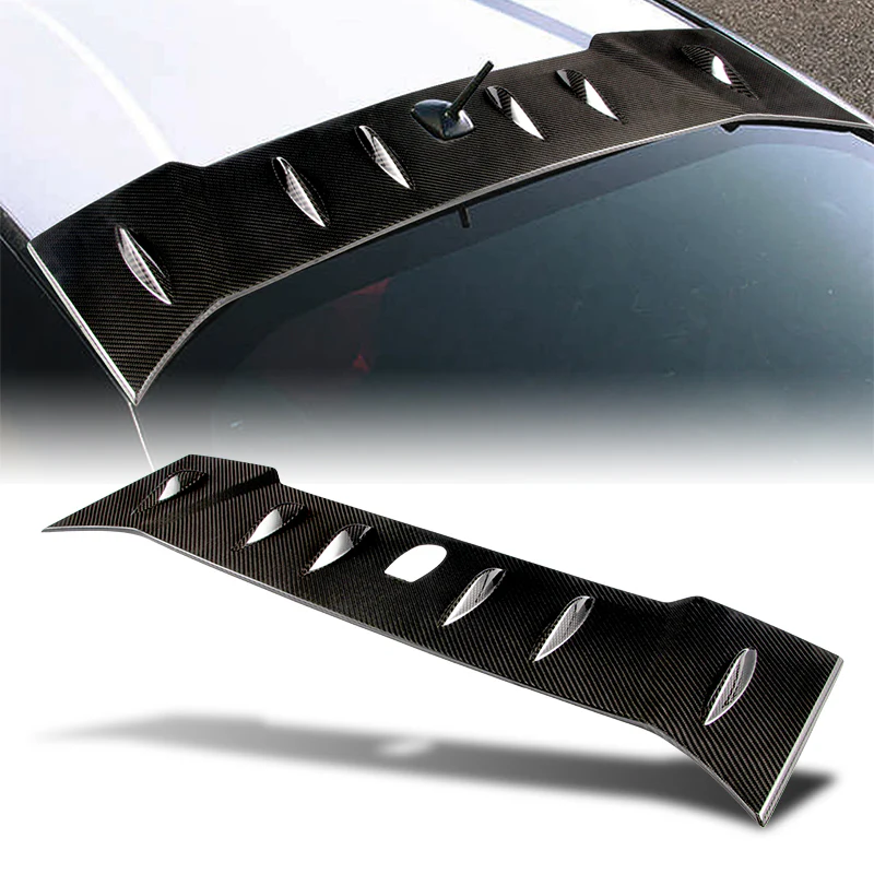 Real Carbon Fiber Rear Roof Spoiler Wing For 2013-2016 Scion FR-S / 2013-2018 Subaru BR-Z -Shark Fin Style - Image 5