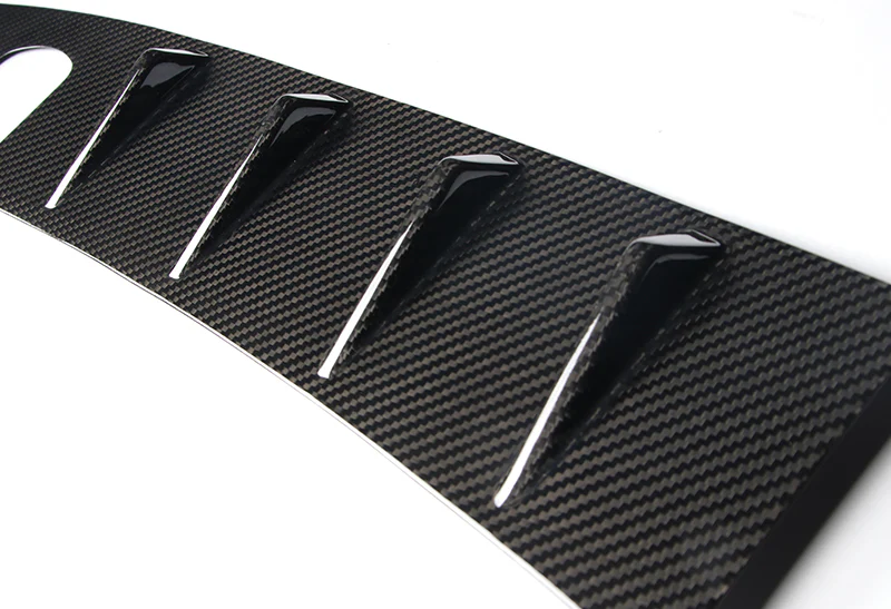 Real Carbon Fiber Rear Roof Spoiler Wing For 2015-2021 Subaru WRX STI Impreza 4-DR / Sedan -Shark Fin Style - Image 3
