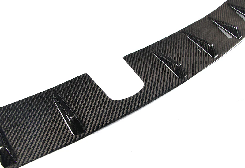 Real Carbon Fiber Rear Roof Spoiler Wing For 2015-2021 Subaru WRX STI Impreza 4-DR / Sedan -Shark Fin Style - Image 4