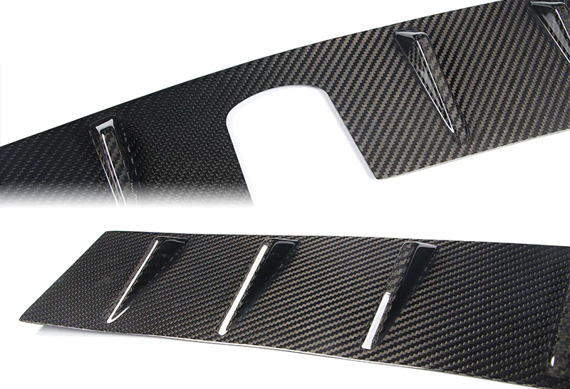 Real Carbon Fiber Rear Roof Spoiler Wing For 2015-2021 Subaru WRX STI Impreza 4-DR / Sedan -Shark Fin Style - Image 5