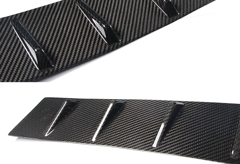 Real Carbon Fiber Rear Roof Spoiler Wing For 2015-2021 Subaru WRX STI Impreza 4-DR / Sedan -Shark Fin Style - Image 6