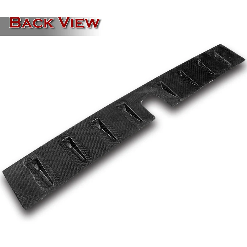 Real Carbon Fiber Rear Roof Vortex Generator Spoiler Wing For 2022 2023 2024 2025 Subaru WRX -Shark Fin Style - Image 3