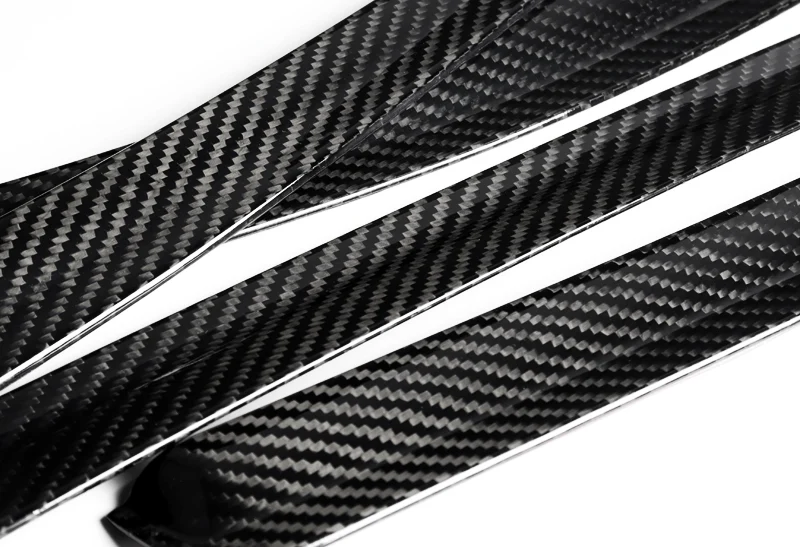 Real Carbon Fiber Tape On Side Window Sun Shield Rain Guard Visor For 2012 - 2018 BMW F30 320i 330i 328i 340i 4-DR/Sedan - Image 2