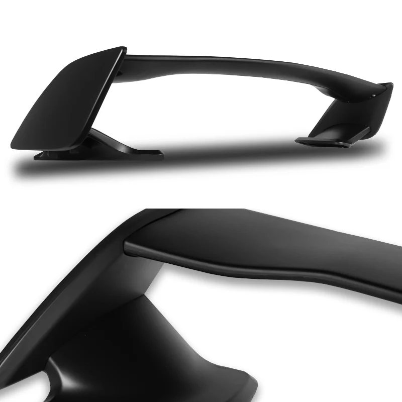 Rear Trunk Lip Spoiler Wing For 2011-2016 Scion tC -ABS Unpainted Matte Black - Image 2