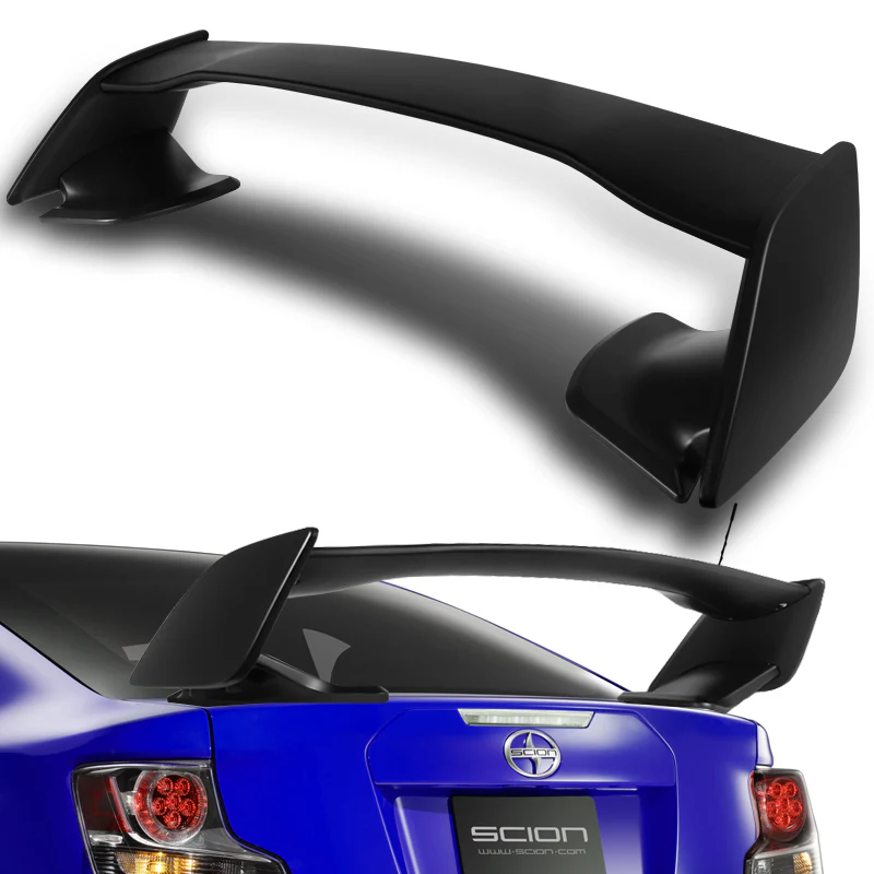 Rear Trunk Lip Spoiler Wing For 2011-2016 Scion tC -ABS Unpainted Matte Black - Image 5